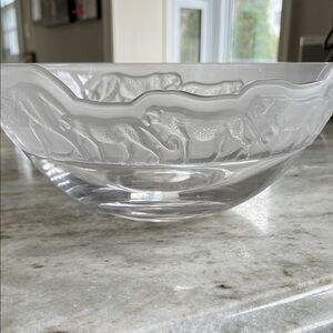 Nachtmann Frosted Crystal Safari Bowl